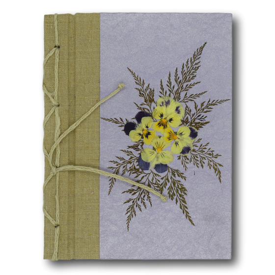 Pressed Flower Journal Violet