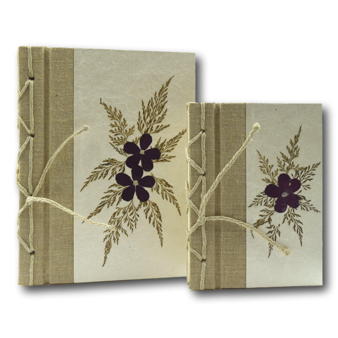 Pressed Flower Journal Ivory