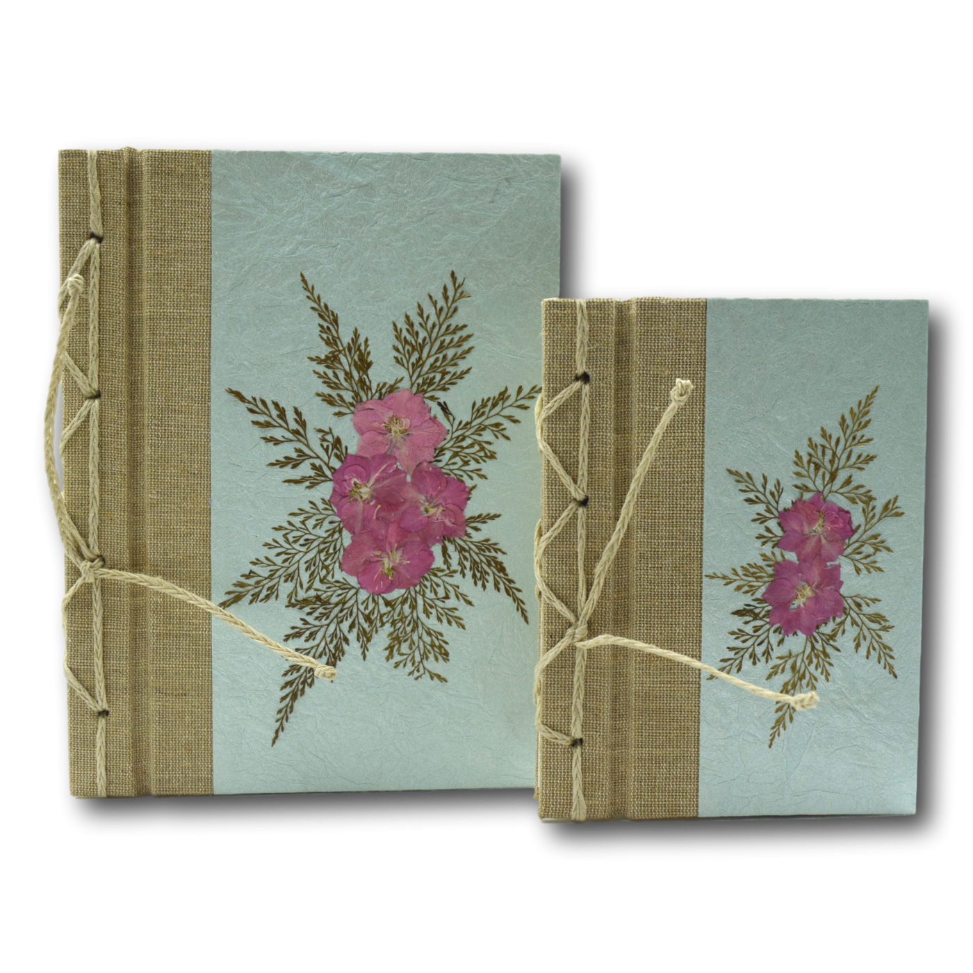 Pressed Flower Journal Turquoise