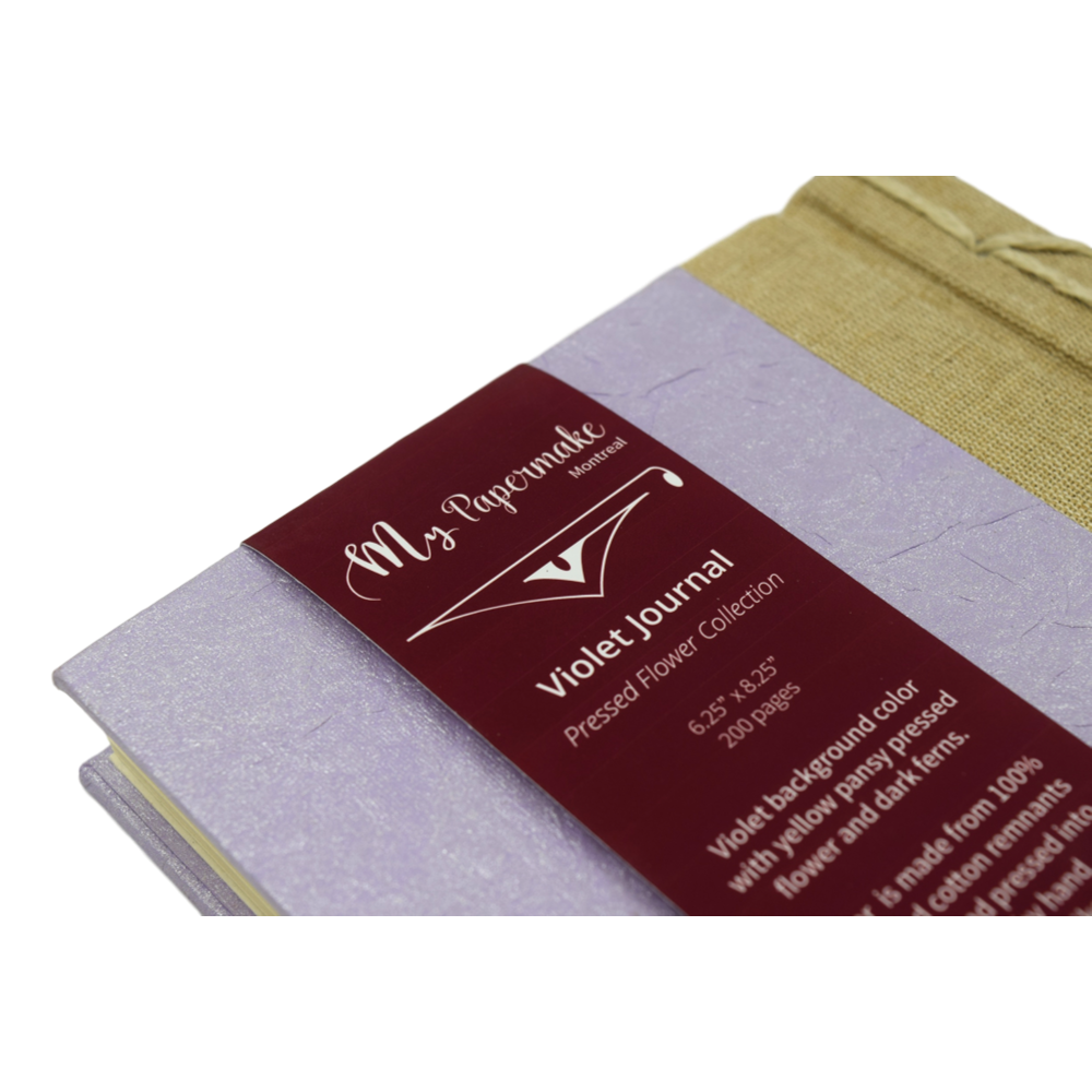 Pressed Flower Journal Violet