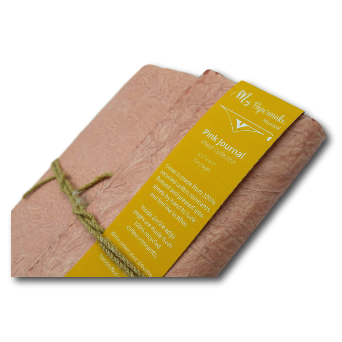 Khadi Journal Pink