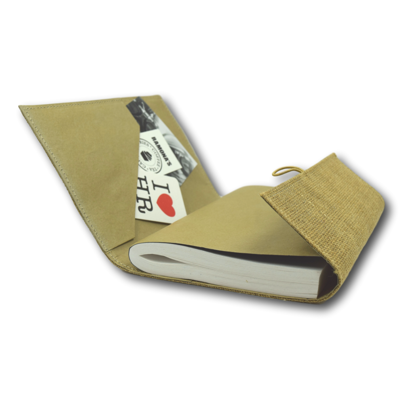 Burlap Jute Journal Brown