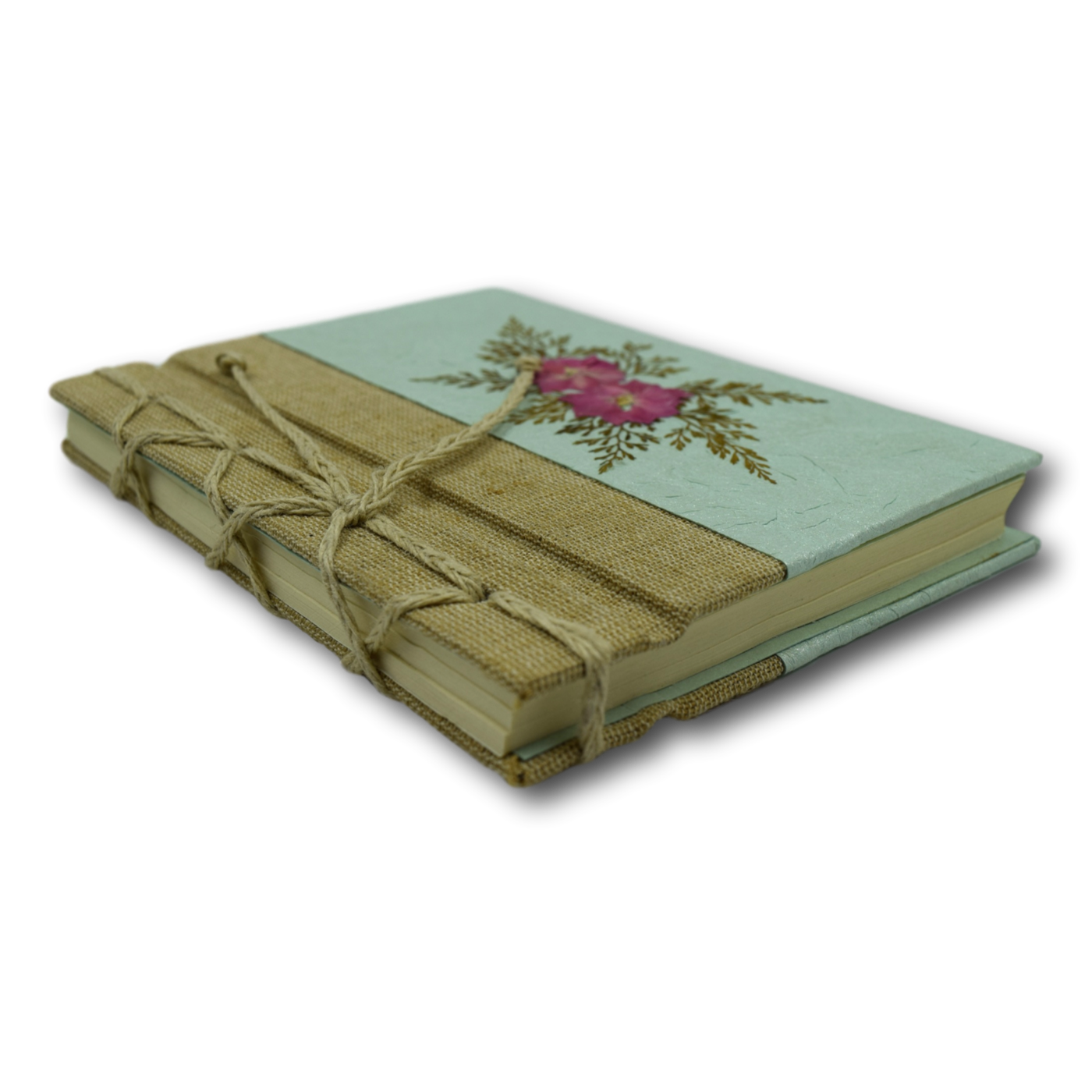 Pressed Flower Journal Turquoise