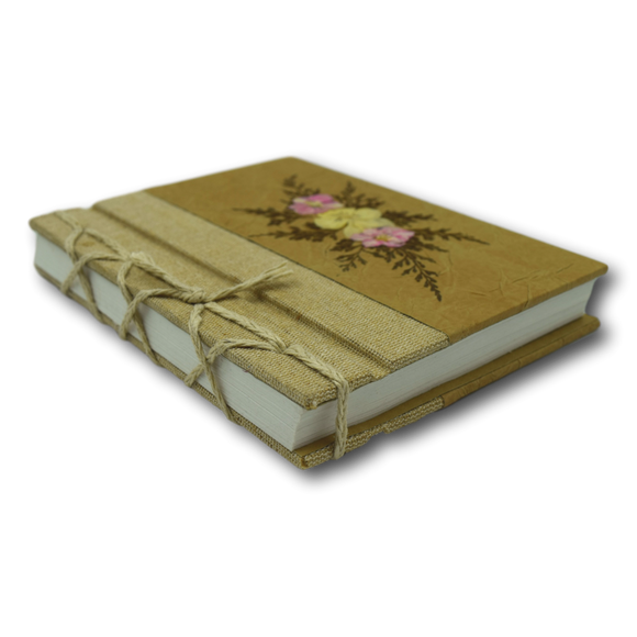 Pressed Flower Journal Khaki