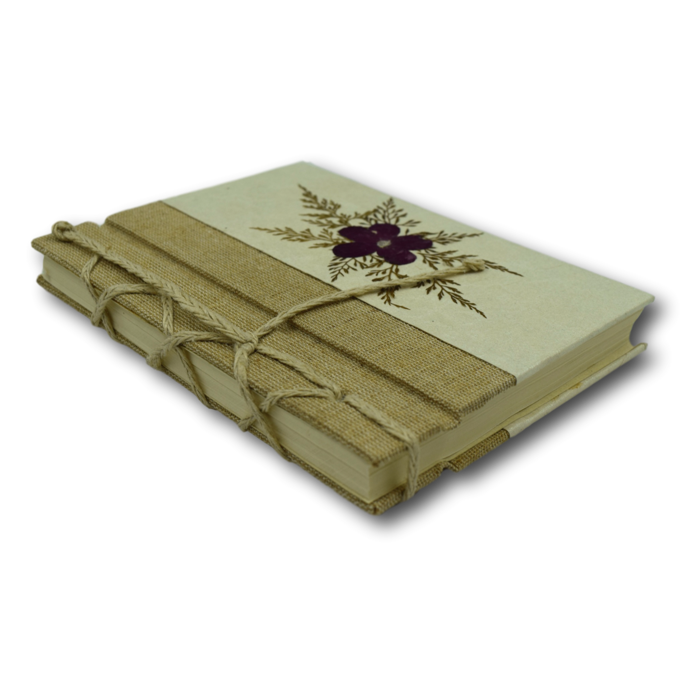 Pressed Flower Journal Ivory